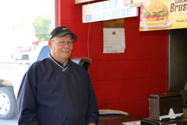 Larry at the DQ, Cando, ND www.usathroughoureyes.com